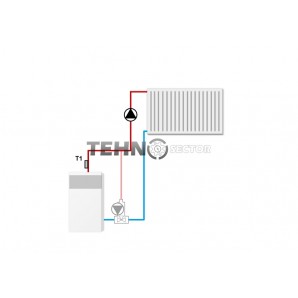 Automatizare pompa recirculare  TECH ST21  EU 21. Termostat electronic cu 3 moduri de lucru: incalzire, apa calda sau bypass 